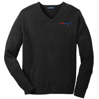SW300 - E252-S2.0-2019 - EMB - V-Neck Sweater
