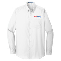 W100 - E252-S2.0-2019 - EMB - Long Sleeve Poplin Shirt