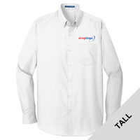 TW100 - E252-S2.0-2019 - EMB - Tall Poplin Shirt